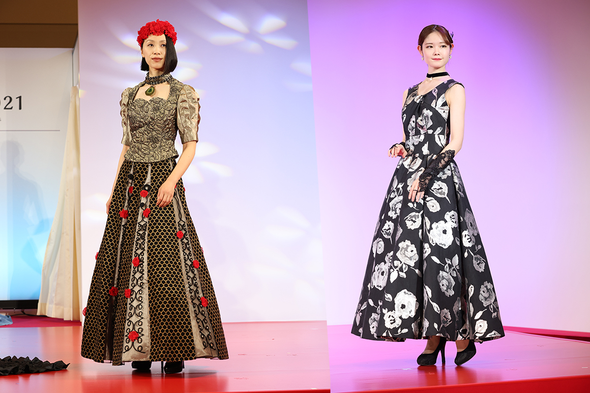 オートクチュールコレクションでは、モデルさんや武田玲奈さんがドレス姿を披露！ 