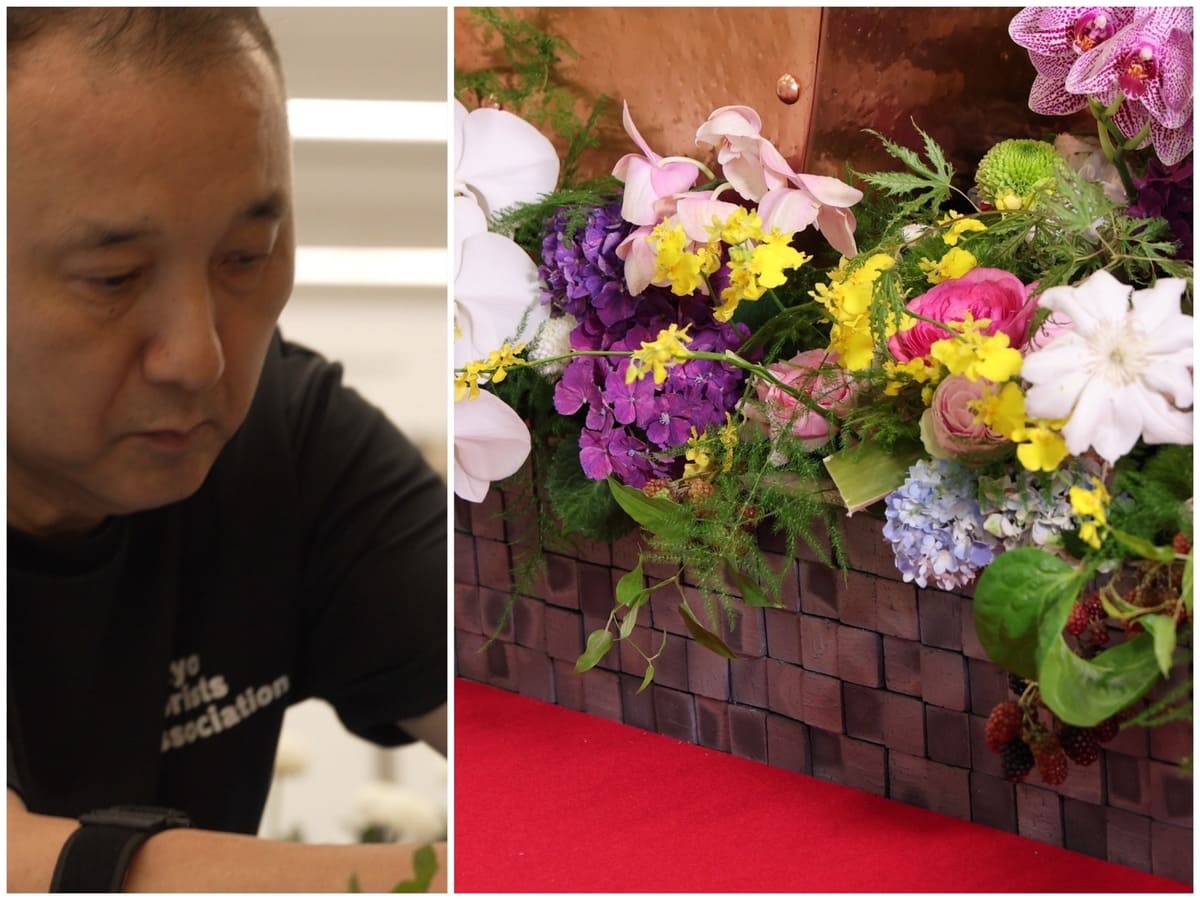 生の花が醸し出す、生命力と躍動感