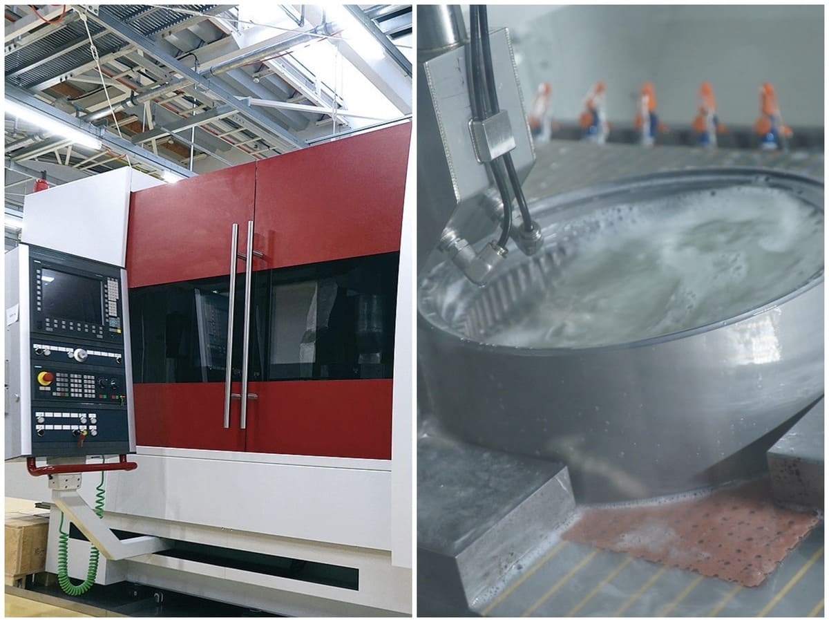 第二工程―砥石を使って歯を精密に仕上げる